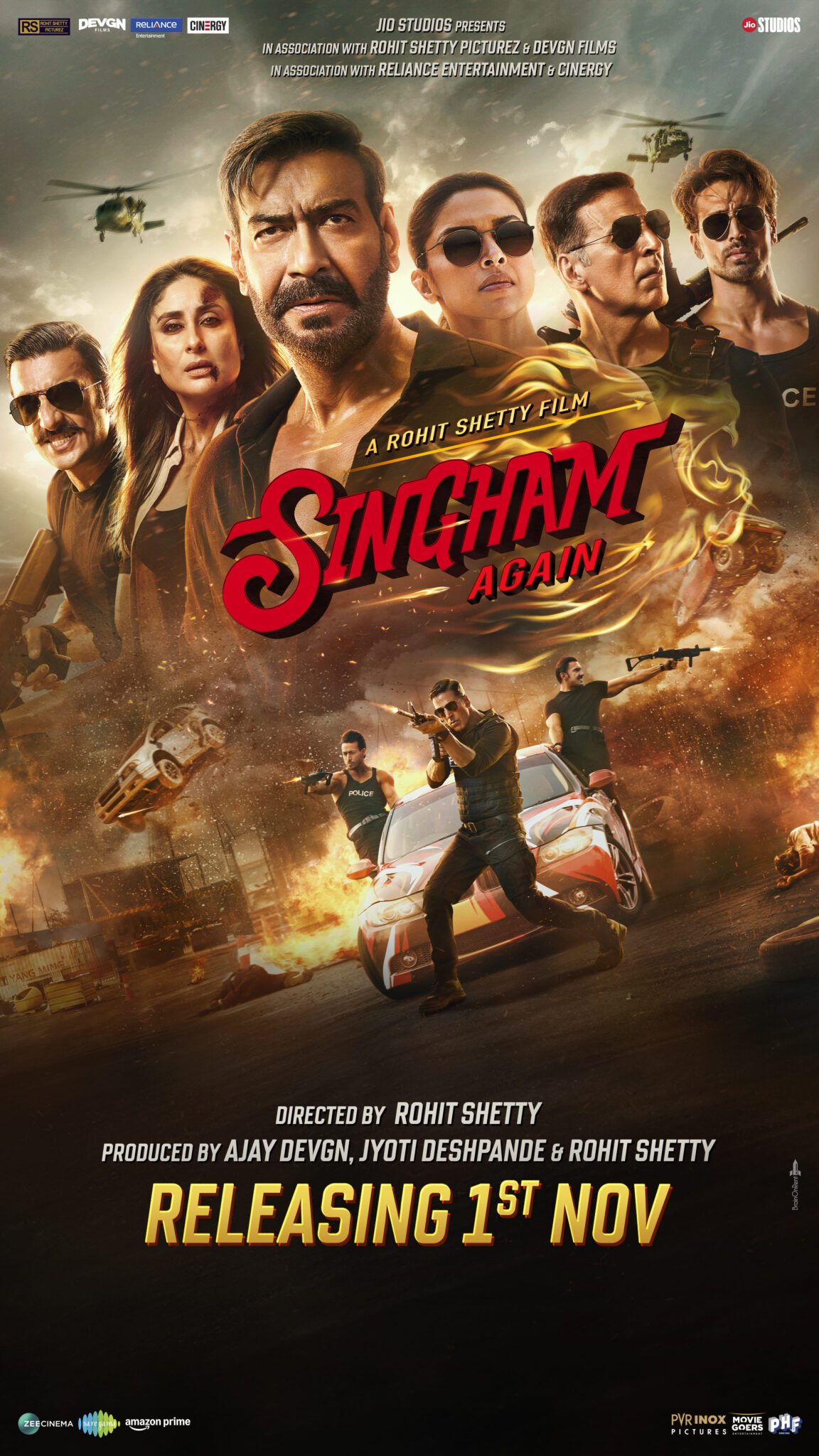 Download Singham Again (2024) V2HDTS Hindi Full Movie in 480p & 720p